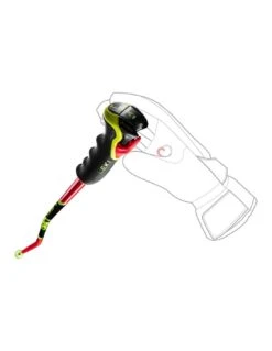 Bâtons De Ski Leki Worldcup GS 3D Bright Red / Black -Ski Rabais Magasin batons de ski leki worldcup gs 3d bright red black 2