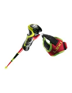 Bâtons De Ski Leki Worldcup SL 3D Bright Red / Black / Neon Yellow -Ski Rabais Magasin batons de ski leki worldcup sl 3d bright red black neon yellow 1