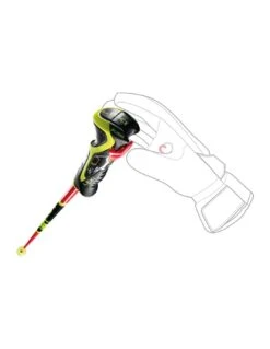 Bâtons De Ski Leki Worldcup SL 3D Bright Red / Black / Neon Yellow -Ski Rabais Magasin batons de ski leki worldcup sl 3d bright red black neon yellow 2