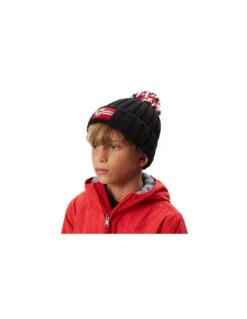 Bonnet Junior Napapijri K Semiury 3 Black -Ski Rabais Magasin bonnet junior napapijri k semiury 3 black 2