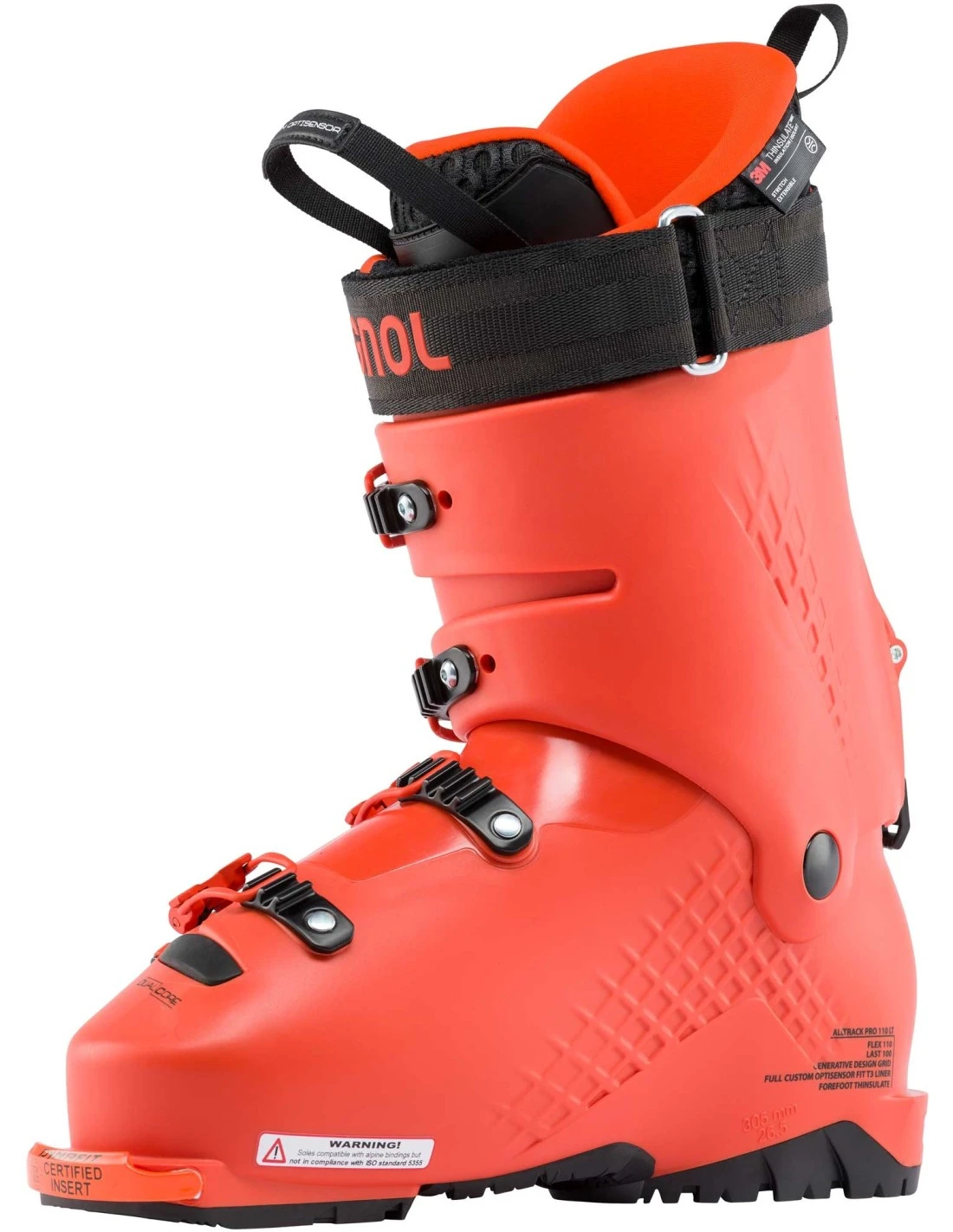 Chaussures De Ski Rossignol Alltrack Pro 110 Lt Ochre Red 4 Chaussures De Ski Rossignol Alltrack Pro 110 Lt Ochre Red – Image 2