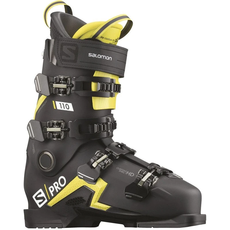Chaussures De Ski Salomon S/Pro 110 Black Acid Green 3 Chaussures De Ski Salomon S/Pro 110 Black Acid Green