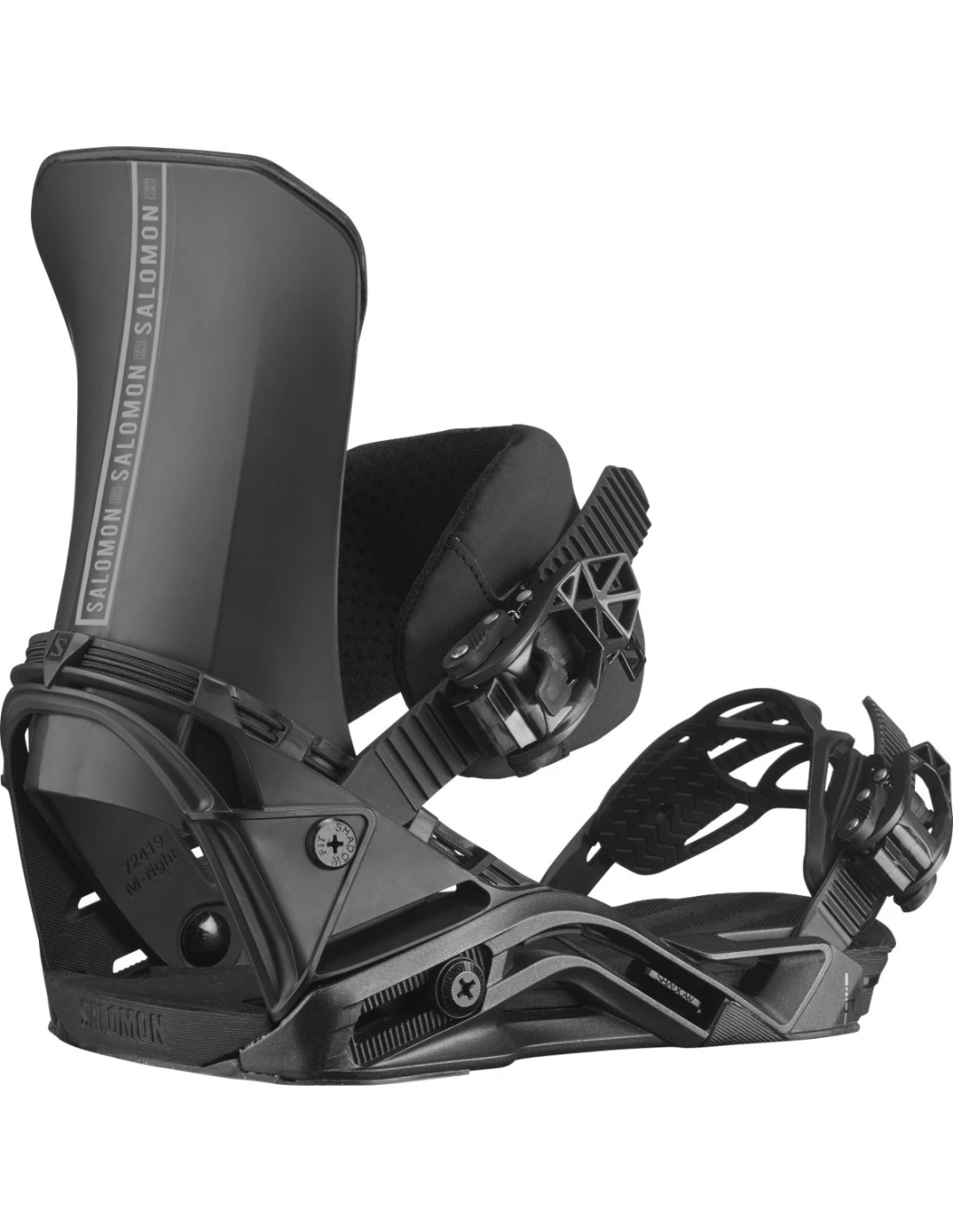 Fixation De Snowboard Salomon District Black 4 Fixation De Snowboard Salomon District Black – Image 2
