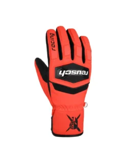 Gants De Ski Reusch Worldcup Warrior JR R-TEX® XT Black / Fluo Red