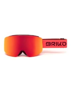 Masque De Ski Briko Borealis Magnetic 2 Lenses Orange Flame