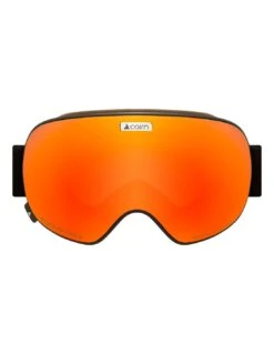 Masque De Ski Cairn Focus Otg Mat Black / Orange Mirror