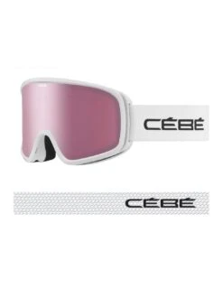 Masque De Ski Cébé Razor Evo White Matte / Light Rose -Ski Rabais Magasin masque de ski cebe razor evo white matte light rose 1