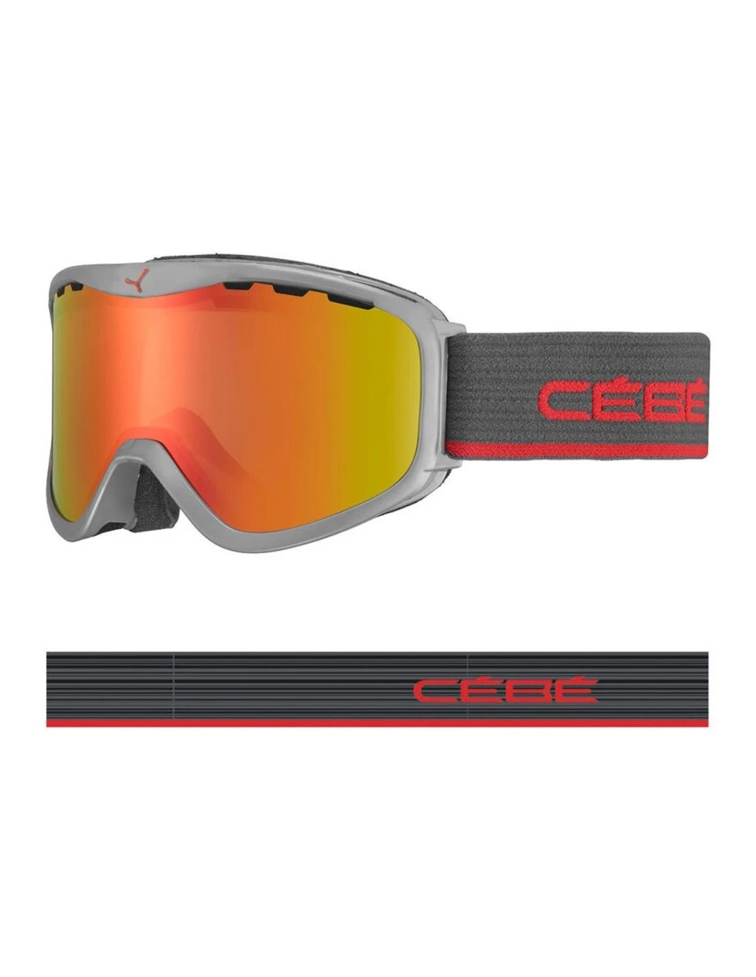 Masque De Ski Cébé Ridge OTG Gun Metal / PC Vario Amber 4 Masque De Ski Cébé Ridge OTG Gun Metal / PC Vario Amber – Image 2