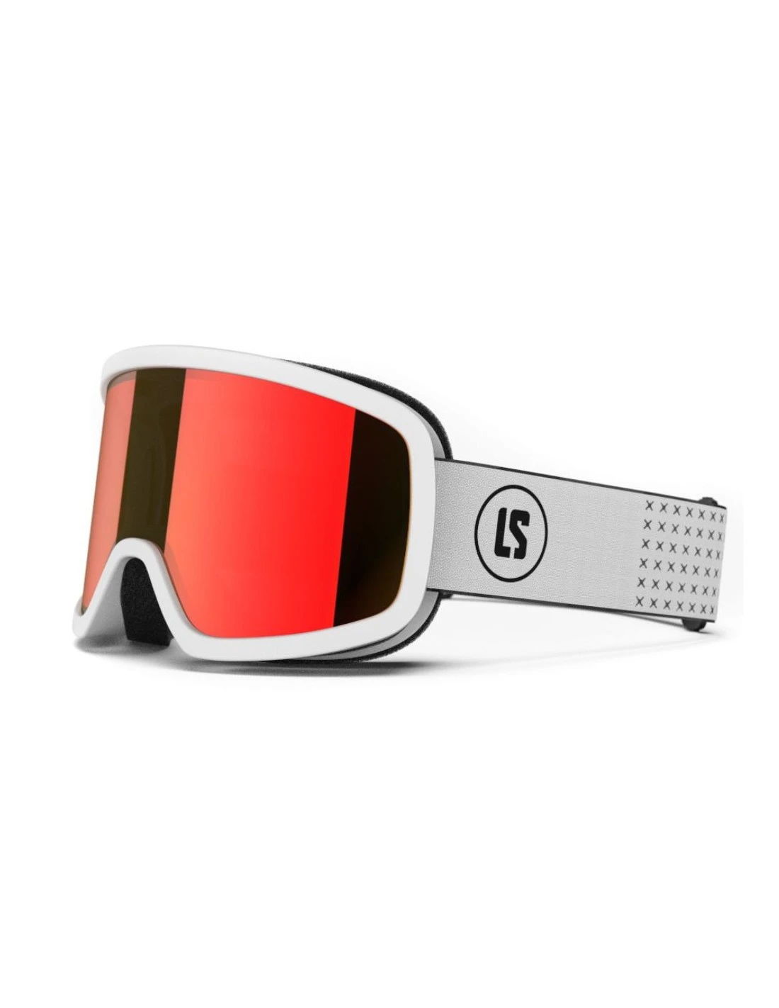 Masque De Ski Loubsol LS2 Blanc Miroir Rouge 3 Masque De Ski Loubsol LS2 Blanc Miroir Rouge