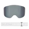 Masque De Ski Red Bull Magnetron Slick Matt White / Smoke Silver