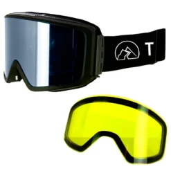 Masque De Ski Torrent HB190A Black Blue + Extra Lens Yellow