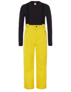 Pantalon Ski Enfant The North Face Y Snowquest Suspender Plus Yellow