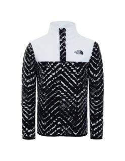 Polaire Enfant The North Face Y Glacier 1/4 Snap Tnf Black Shibori