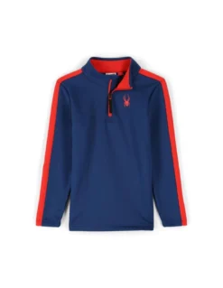 Polaire Spyder Boy's Base Half Zip Abyss