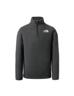 Polaire The North Face Y Glacier 1/4 Zip Asphalt Grey