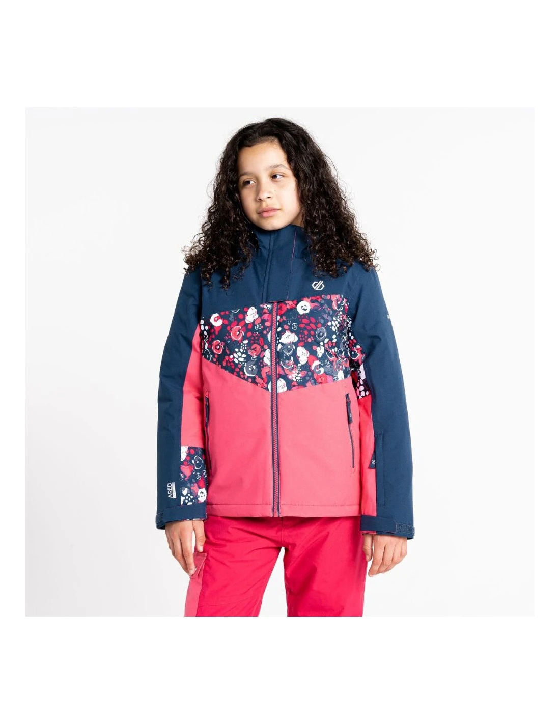 Dare 2b Veste De Ski Jr Humour II Jacket Moonlight Denim / Rose / Print 5 Dare 2b Veste De Ski Jr Humour II Jacket Moonlight Denim / Rose / Print â Image 3