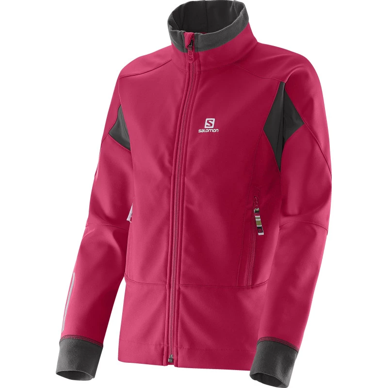 Veste Softshell Salomon Momemtum Jr Lotus Pink 3 Veste Softshell Salomon Momemtum Jr Lotus Pink